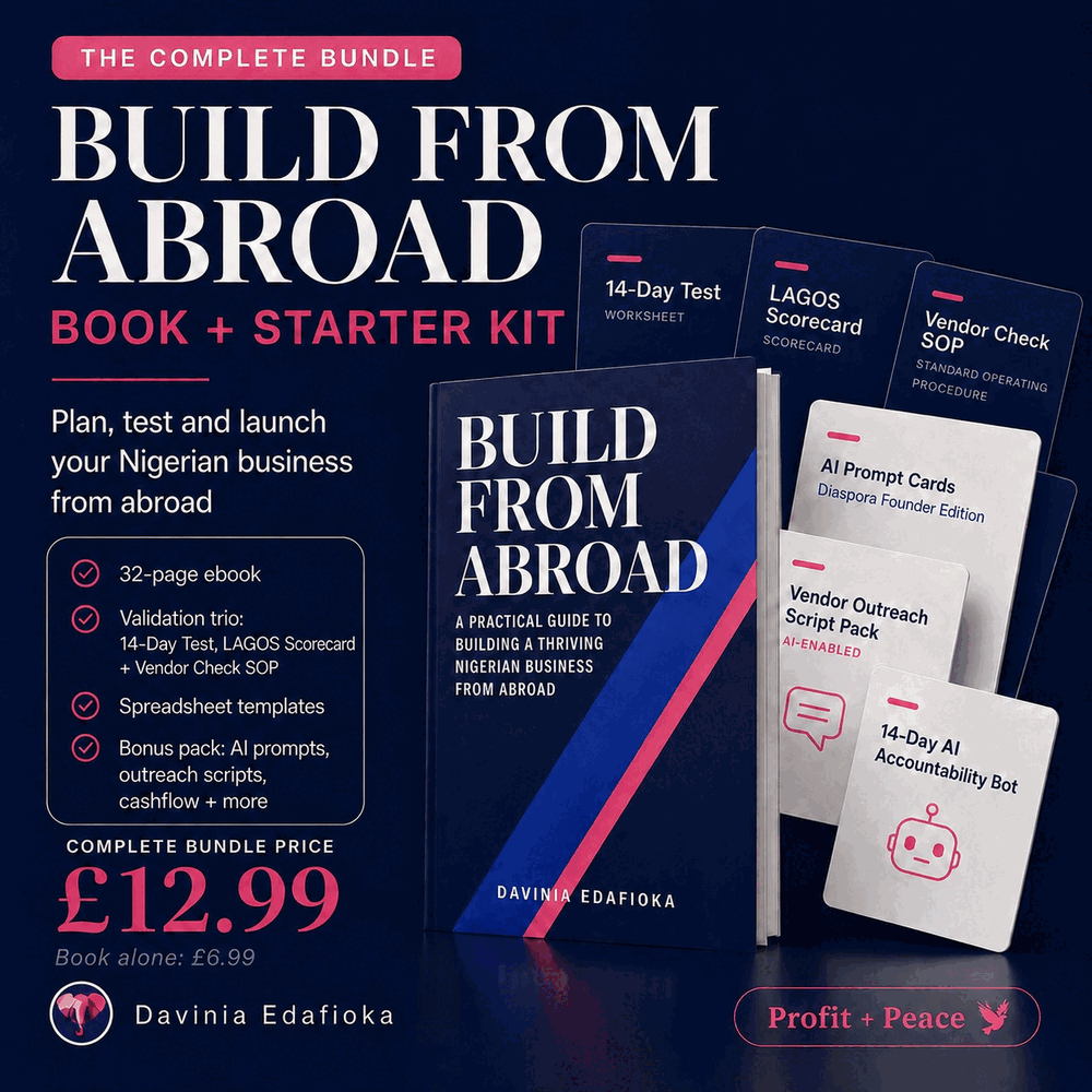 Build From Abroad Book + Starter Kit (£12.99)